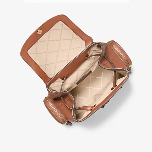 Michael Kors Jet Set Medium Pebbled Leather Backpack - Picture 4 of 4